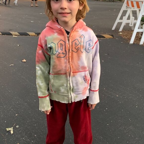 Rare The Great China Wall Los Angeles Salvage Car Club 1999 Kids Zip Hoodie 4 T - Picture 16 of 17